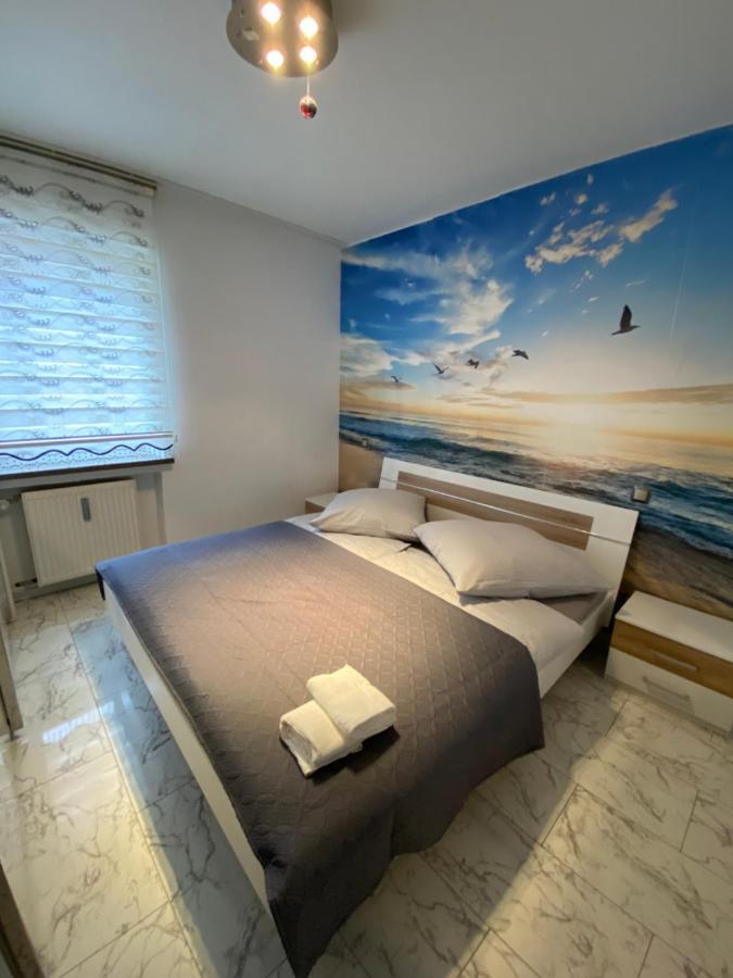 Apartamento 4 Zw M. Blick V. Balkon Auf Lech Augsburgo Exterior foto